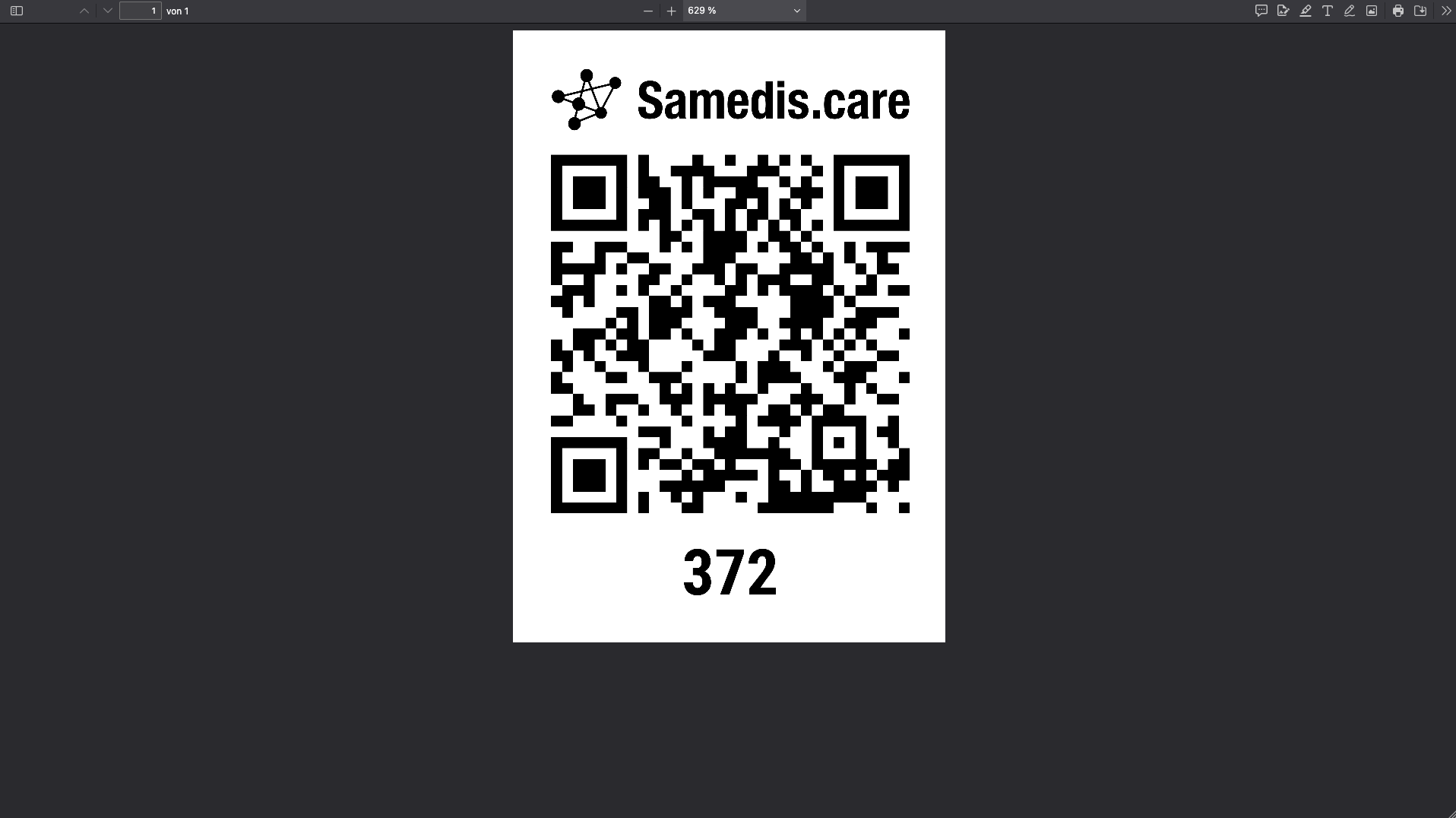 QR-Code drucken
