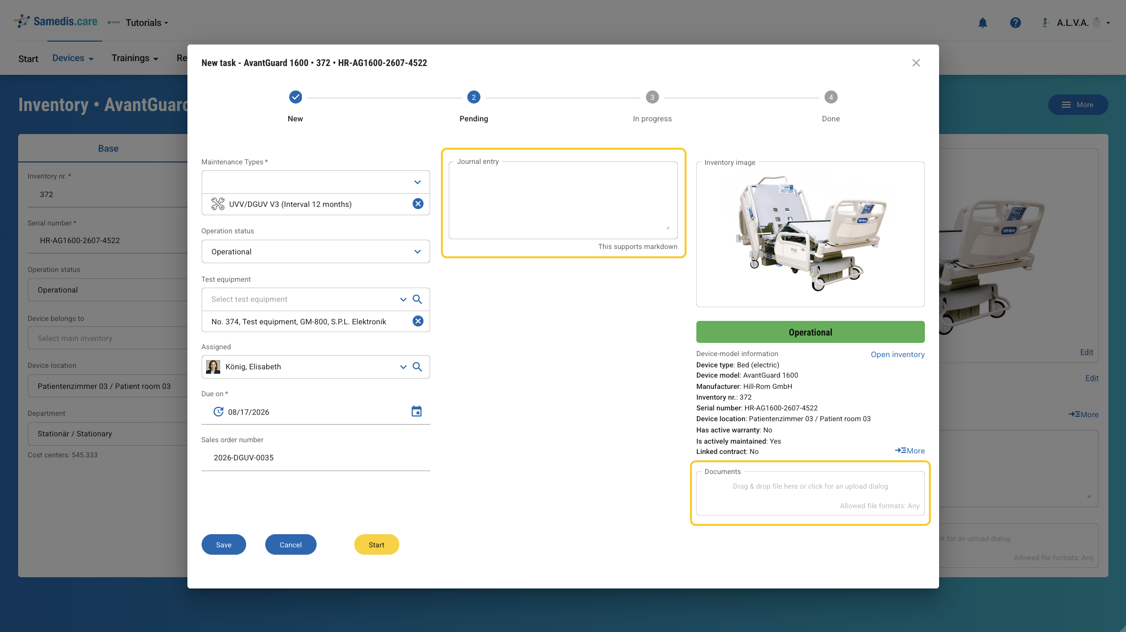 Notities en documenten toevoegen