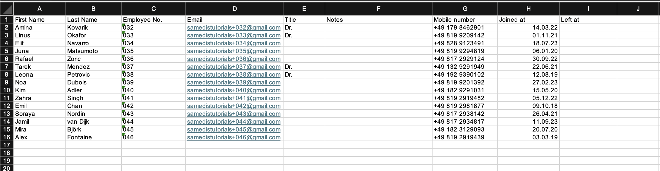 Пример файла