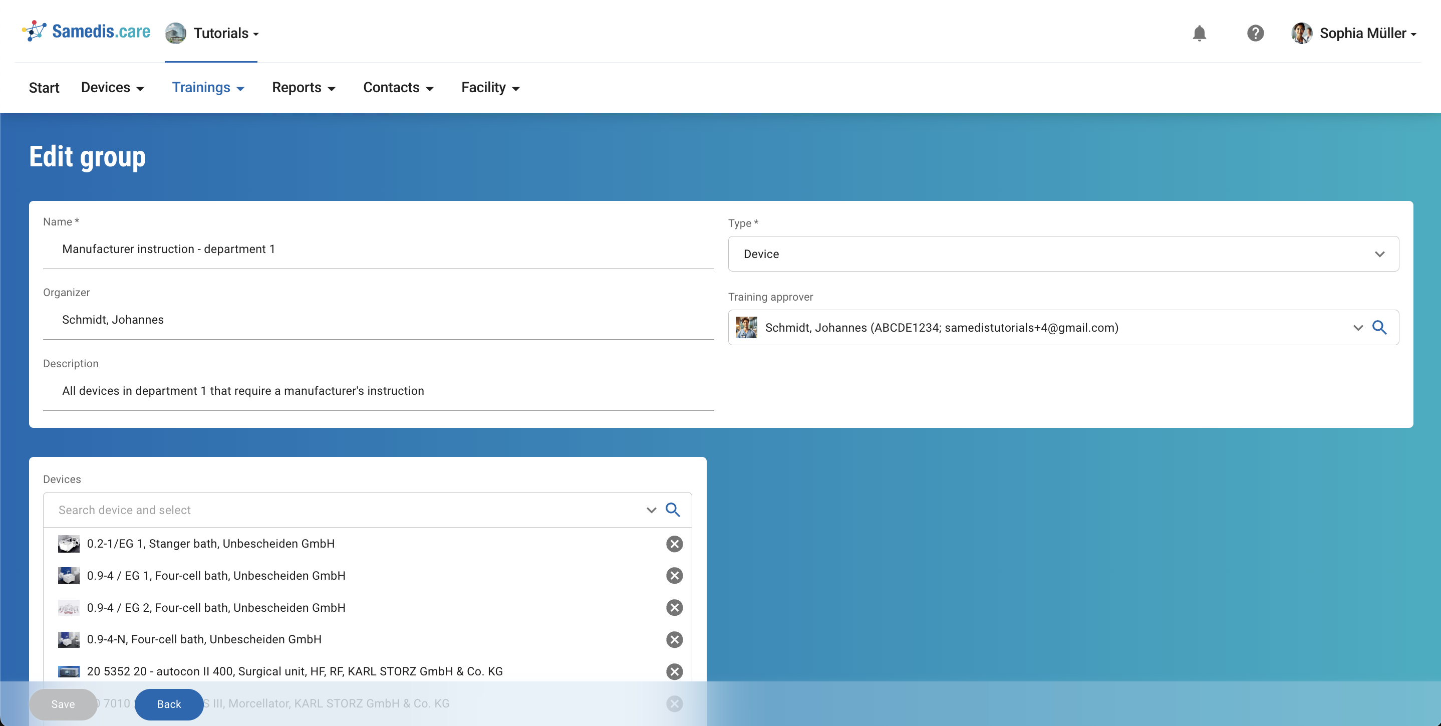 Example 2: Critical devices