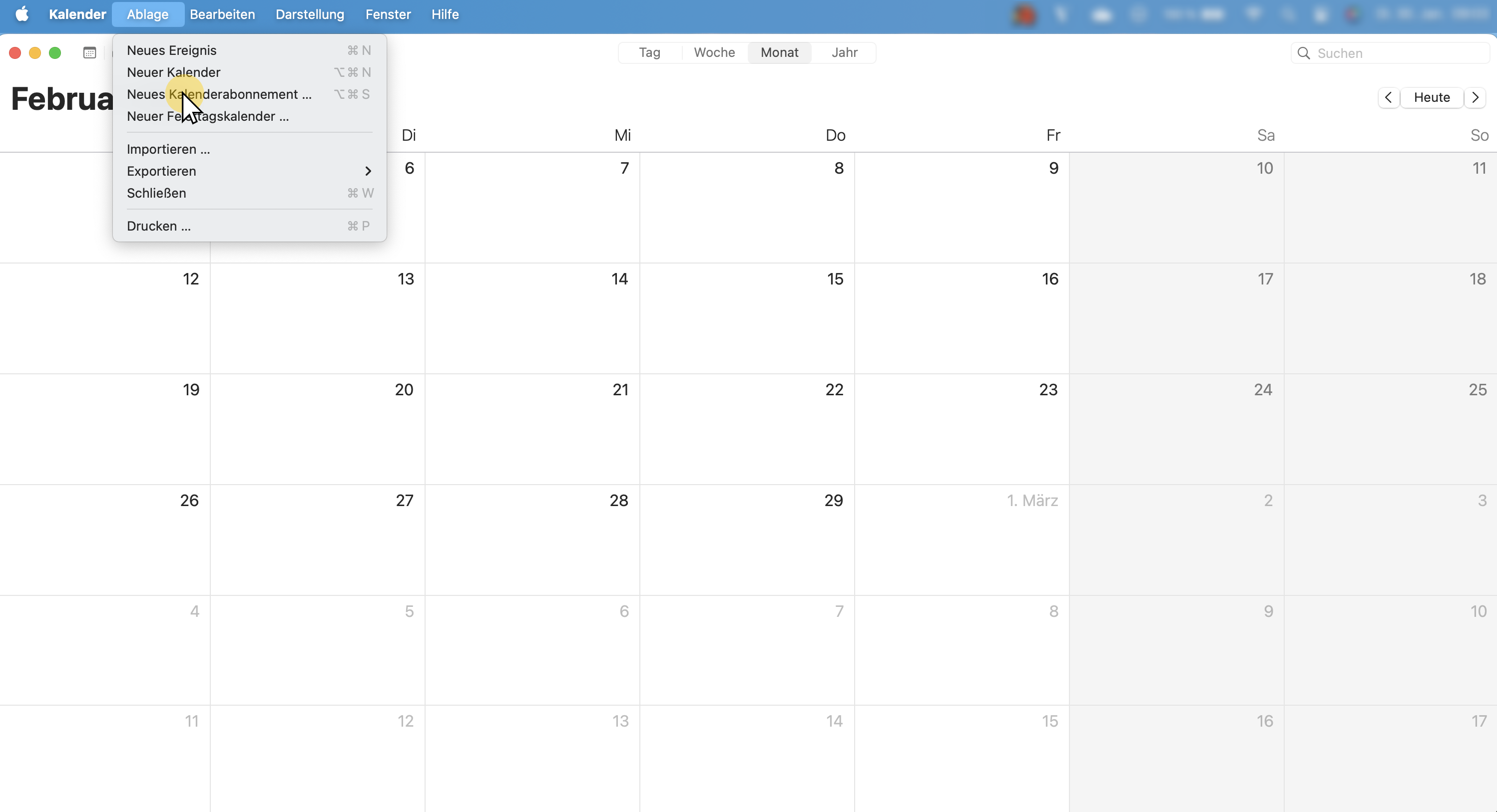 Apple-Kalender