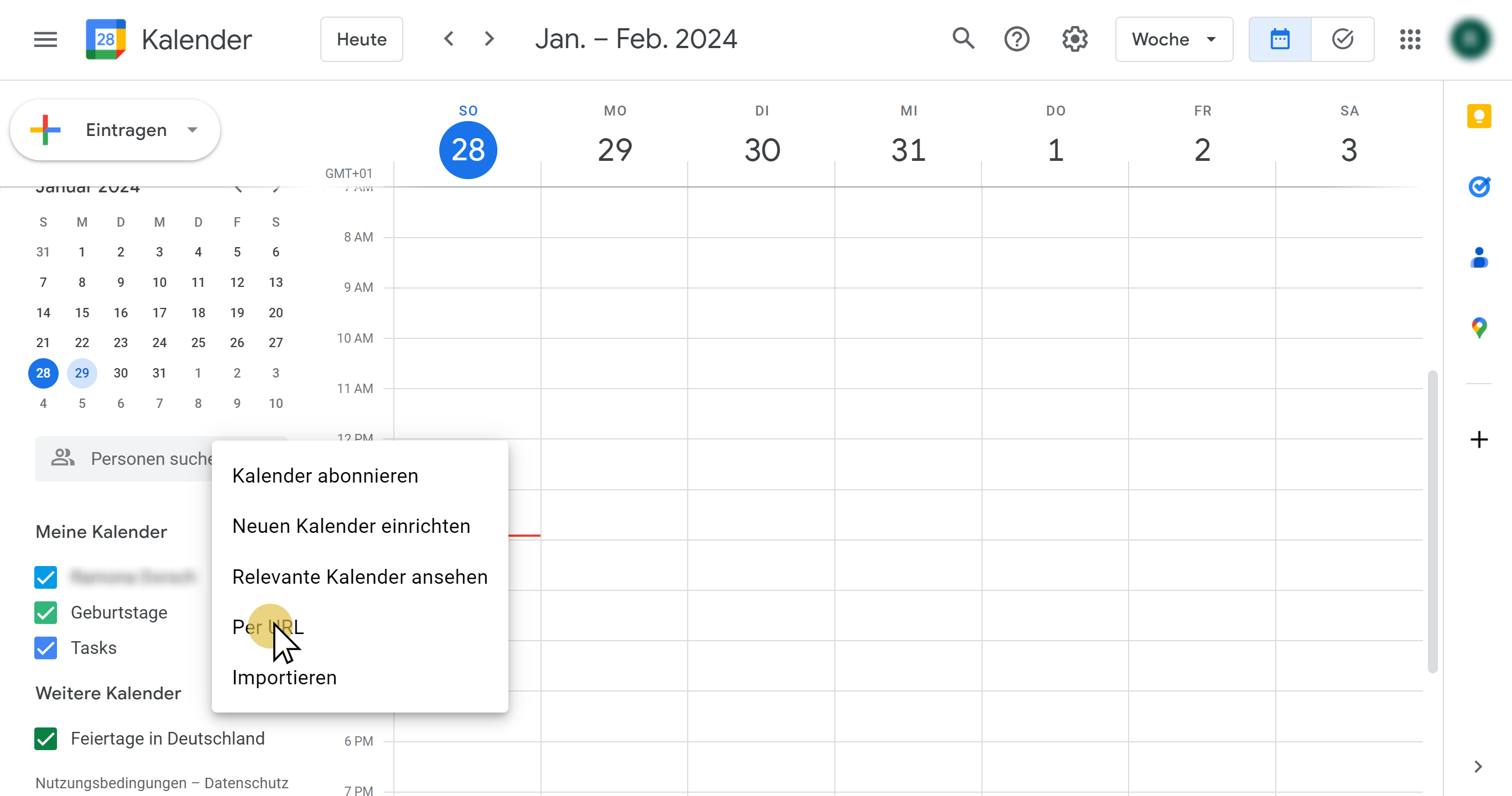 Google calendar