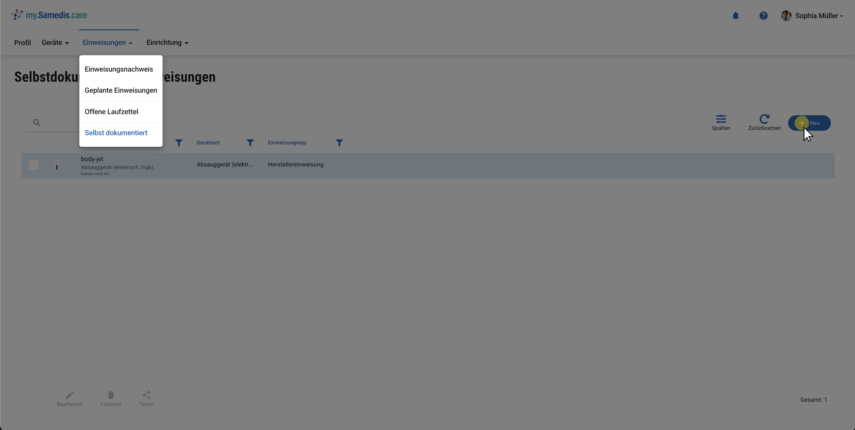 Selbst dokumentiert