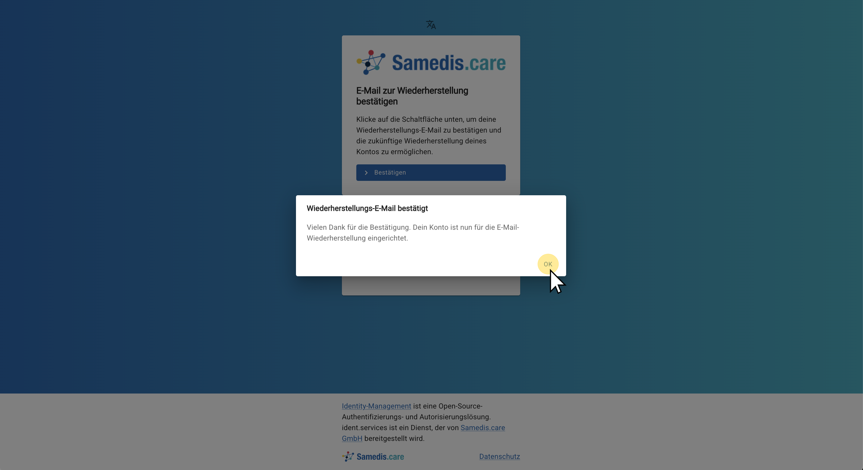E-Mail bestätigen